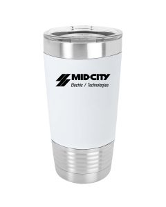 Polar Camel 20 oz. Tumbler with Silicone Grip and Slider Lid